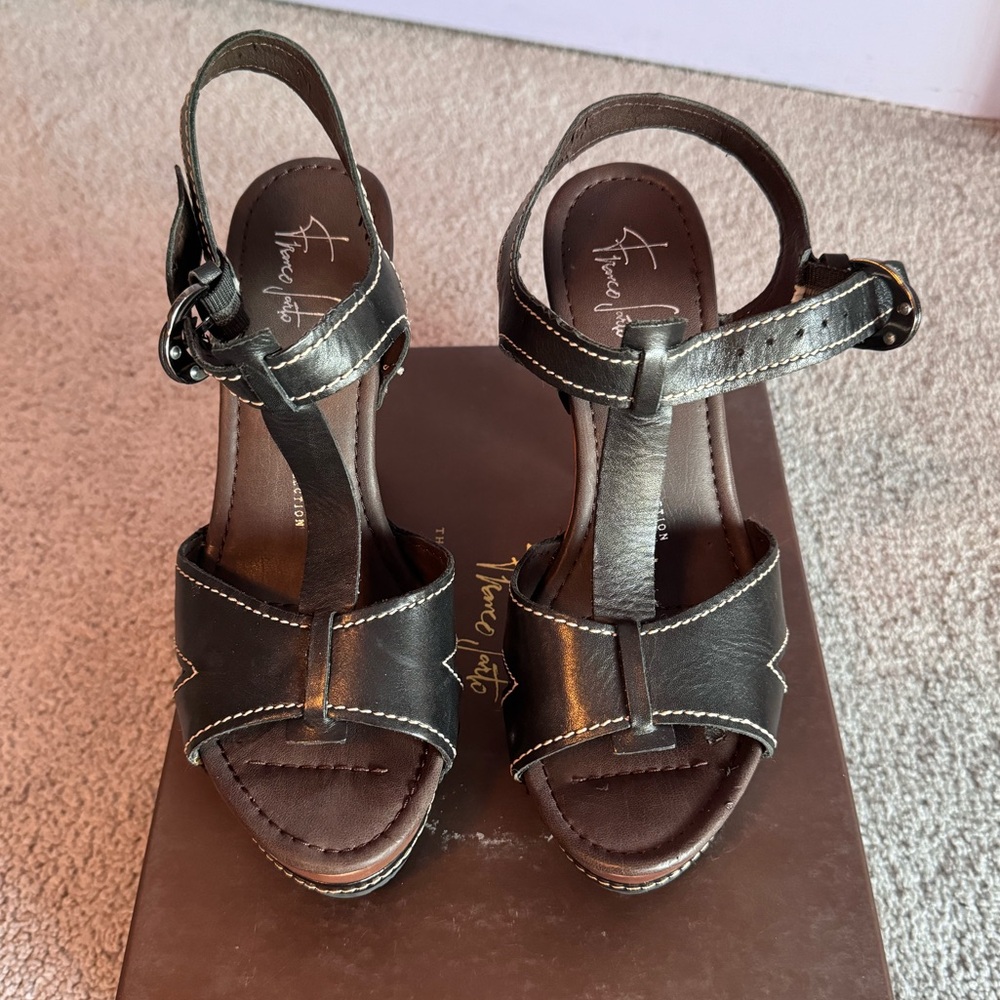 Black and Brown Franco Sarto High Heels